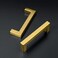 Ravinte Gold Cabinet Pulls Brushed Brass Kitchen Cabinet Handles Come with Screwdriver 334 in Hole Center 30 Pack