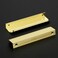Ravinte Hardware 10 Pack Gold Cabinet Handles 59 Inch 150mm Finger Edge Pulls 5 Inch Hole Center Finger Pulls for Cabinets
