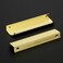 Ravinte Hardware 10 Pack Gold Cabinet Handles 59 Inch 150mm Finger Edge Pulls 5 Inch Hole Center Finger Pulls for Cabinets