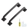 Ravinte Hardware 10 Pack Kitchen Cabinet Handles 5 Inch Hole Center Oil Rubbed Bronze Cabinet Pulls Solid Drawer Pulls for Kitchen Cabinet Door Handles Arch Dresser Handles for Cabinets and Drawers