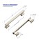 Ravinte Hardware 5 Pack 5 Inch 128mm Brushed Nickel Cabinet Pulls Heavy Duty Kitchen Drawer Cupboard Handles Solid Cabinet Hardware