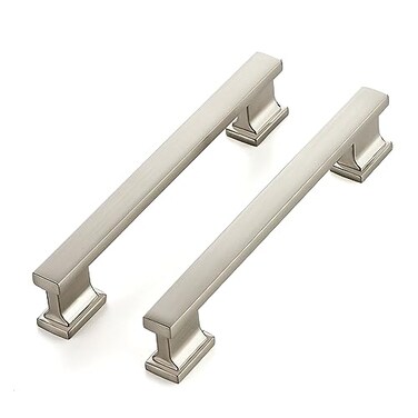 Ravinte Hardware 5 Pack 5 Inch 128mm Brushed Nickel Cabinet Pulls Heavy Duty Kitchen Drawer Cupboard Handles Solid Cabinet Hardware