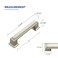Ravinte Hardware 5 Pack Brushed Nickel Cabinet Pulls 3 Inch 76mm Hole Center Zinc Alloy Drawer Handles for Kitchen Cabinets Cupboards Dressers Square Solid Metal Hardware