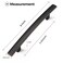 Ravinte OilRubbed Bronze Curved Cabinet Handles Arch Drawer Pulls for Kitchen 334 in Hole Center 30 Pack