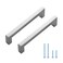 Ravinte Square Cabinet Pulls 5 Inch Kitchen Cabinet Handles Brushed Nickel Modern Hardware for Kitchen Cabinets 3 Pack