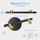 Redunest Cabinet Pulls Matte Black and Gold Cabinet Handles 2 Pack 5 Inch Kitchen Door Cupboard Wardrobe Drawer Handles Cabinet Hardware Bar Drawer Pulls 128mm Hole Centers