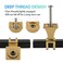 Redunest Cabinet Pulls Matte Black and Gold Cabinet Handles 5 Pack 3 Inch Kitchen Door Cupboard Wardrobe Drawer Handles Cabinet Hardware Bar Drawer Pulls 76mm Hole Centers