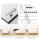 Redunest Cabinet Pulls Single Hole Cabinet Handles 10 Pack Square Brushed Nickel Bar Cabinet Pulls Drawer Cabinet Knobs Cupboard Hardware Cabinet Handles Stainless Steel Single Hole Cabinet Knobs