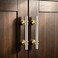 Rergy 10 Pack 334 Inch Brushed Nickel and Gold Cabinet Pulls HeavyDuty Kitchen Cabinet Handles RustResistant and Durable Drawer Pulls Zinc Alloy Hardware for CupboardClosetCabinets