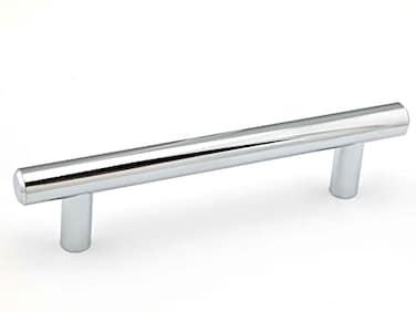 Richelieu BP20596140 Roosevelt Collection Chrome Cabinet Handle 3 34 inch Center to Center Cabinet Bar Pull Modern Drawer Pull for Kitchen Bathroom and Dresser 1 Pack