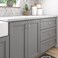 Richelieu Hardware BP10743195 Eglinton Collection 3inch 76 mm CentertoCenter Brushed Nickel Modern Rectangular Cabinet and Drawer Pull Handle for Kitchen Bathroom and Furniture