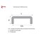 Richelieu Hardware BP10746140 Eglinton Collection 6inch 152 mm CentertoCenter Chrome Modern Rectangular Cabinet and Drawer Pull Handle for Kitchen Bathroom and Furniture