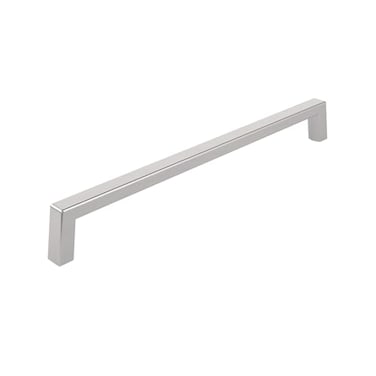 Richelieu Hardware BP10748195 Eglinton Collection 8inch 203 mm CentertoCenter Brushed Nickel Modern Rectangular Cabinet and Drawer Pull Handle for Kitchen Bathroom and Furniture