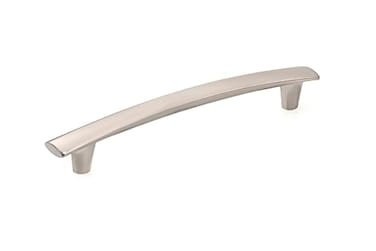 Richelieu Hardware BP2323160195 Kensington Collection 6 516inch 160 mm CentertoCenter Brushed Nickel Modern Cabinet and Drawer Pull Handle for Kitchen Bathroom and Furniture