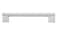 Richelieu Hardware BP719160195 Sanremo Collection 6 516inch 160 mm CentertoCenter Brushed Nickel Modern Cabinet and Drawer Pull Handle for Kitchen Bathroom and Furniture
