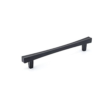 Richelieu Hardware BP7227160900 Westmount Collection 6 516inch 160 mm CentertoCenter Matte Black Transitional Rectangular Cabinet and Drawer Bar Pull Handle for Kitchen Bathroom and Furniture