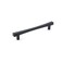 Richelieu Hardware BP7227160900 Westmount Collection 6 516inch 160 mm CentertoCenter Matte Black Transitional Rectangular Cabinet and Drawer Bar Pull Handle for Kitchen Bathroom and Furniture