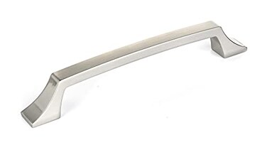 Richelieu Hardware BP765160195 Rosemre Collection 6 516inch 160 mm CentertoCenter Brushed Nickel Transitional Rectangular Cabinet and Drawer Pull Handle for Kitchen Bathroom and Furniture