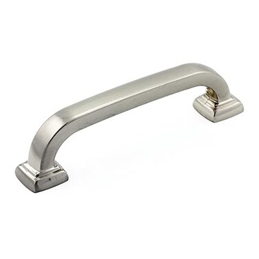 Richelieu Hardware BP81596195 Vaughan Collection 3 34inch 96 mm CentertoCenter Brushed Nickel Transitional Cabinet and Drawer Pull Handle for Kitchen Bathroom and Furniture