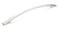 Richelieu Hardware BP821192195 Silverthorn Collection 7 916inch 192 mm CentertoCenter Brushed Nickel Modern Arched Cabinet and Drawer Pull Handle for Kitchen Bathroom and Furniture