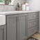 Richelieu Hardware BP87396195 Lambton Collection 3 34inch 96 mm CentertoCenter Brushed Nickel Modern Rectangular Cabinet and Drawer Pull Handle for Kitchen Bathroom and Furniture