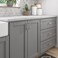 Richelieu Hardware BP87396195 Lambton Collection 3 34inch 96 mm CentertoCenter Brushed Nickel Modern Rectangular Cabinet and Drawer Pull Handle for Kitchen Bathroom and Furniture
