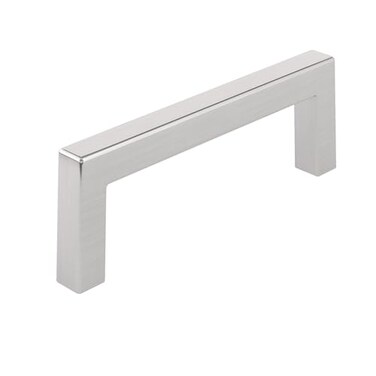 Richelieu Hardware BP87396195 Lambton Collection 3 34inch 96 mm CentertoCenter Brushed Nickel Modern Rectangular Cabinet and Drawer Pull Handle for Kitchen Bathroom and Furniture