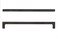 Richelieu Hardware BP9466320900 Sheffield Collection 12 58inch 320 mm CentertoCenter Matte Black Traditional Rectangular Pull Handle for Barn Doors Cabinets Drawers and Furniture