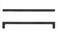 Richelieu Hardware BP9466320900 Sheffield Collection 12 58inch 320 mm CentertoCenter Matte Black Traditional Rectangular Pull Handle for Barn Doors Cabinets Drawers and Furniture