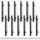 SANATO 12 Pcs 8 Inch 5 Inch Hole Center Matte Black Cabnet Pulls Kitchen Cabinet Handles Made of Stainless Steel Ideal for Cabnet Drawer Cupboard