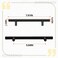 SANATO 12 Pcs 8 Inch 5 Inch Hole Center Matte Black Cabnet Pulls Kitchen Cabinet Handles Made of Stainless Steel Ideal for Cabnet Drawer Cupboard