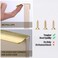 Satanga 10 Pack 5 Inch Hole Center Brass Cabinet Pulls Aluminum Farmhouse Cabinets Pulls Hardware Cabinet Pulls Bar Drawer Pulls Vanity Cabinet Handles Overall 6 Inch