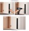 Satanga Edge Black Finger Pull for cabinets Kitchen Concealed Drawer pulls Aluminum Flat Hidden Back Mount Door Handle for Home 10Pack Modern 212 Hole Center Easy Installation