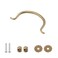 Savagrow 4Pcs Vintage Bail Pulls Brass Drawer Pull 417 Inch Drop Bail Pull Handle for Cabinet Closet Dresser Bronze