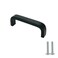 Savagrow 6Pcs Simple 25 Hole Center Pulls Cabinet Pulls Handles Metal Handles for Drawer Cupboard with Screws Matte Black