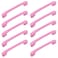 Semetall 10Pcs Pink Kitchen Cabinet HandlesCartoon Drawer Pulls Aluminum Alloy with Mounting ScrewsPulls for Cupboard Room Door Cabinets and Organizer BoxSquare