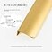 Shozafia 4 Pack Finger Pulls for Cabinets Finger Handles Drawer Edge Tab Pull Modern Dresser Long Concealed Handles Kitchen Cabinet Hardware 31580mmGold