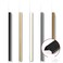 Shozafia 4 Pack Finger Pulls for Cabinets Finger Handles Drawer Edge Tab Pull Modern Dresser Long Concealed Handles Kitchen Cabinet Hardware 31580mmGold