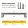 FIGO HOME Silver Cabinet Handles Bar Cabinet Pulls 5 Inch Hole to Hole 4 Pack Silver Drawer Pulls Brushed Nickel Cabinet Pulls 5 Inch Kitchen Cabinet Handles for Dresser Kitchen Cabinet Hardware