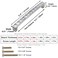 Sinyiol 6Pcs U Shape Crystal Glass Drawer Pulls Knobs HandlesModern Decorated Shiny Cabinet Konbs Zinc Alloy Pulls for Cupboard Wardrobe Dresser Doors 50 Hole Distance Silver 6 Pack