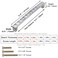 Sinyiol 6Pcs U Shape Crystal Glass Drawer Pulls Knobs HandlesModern Decorated Shiny Cabinet Konbs Zinc Alloy Pulls for Cupboard Wardrobe Dresser Doors 50 Hole Distance Silver 6 Pack
