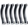 Sinyiol Bling Crystal Door Drawer Pulls Handle Knobs 6 Pack Modern Simplicity Europe Style Square Rhinestone Crysta Pulls for Dresser Wardrobe Cupboard Closet Cabinet Hole Distance 38 Black