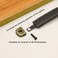 Sinyiol Leather Drawer Pulls with Iron Sheet Enhanced Bearing Capacity 6pcs Cabinet Pulls Wooden Box Pulls Gift Box Leather Pulls Handle with Tapping Screws Hole Distance 50 6Pack Black