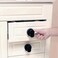 Skyscraper SelfStick Instant Kitchen Cabinet Handle Pulls Refrigerator Door Frige Sliding Door Sliding Glass Windows Extension Handle with Adhesive 2pcsSet CD457255 Small BlackCD603102