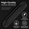 SNOMEL 2Pcs Flush Pull Barn Door Handle Matte Black 6 Inch Round Corner Rectangular Flat Plate Recessed Flush Sliding Pocket Door Handles Aluminum Finger Handle for Closet Cabinet Drawers