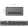 SooGree Cabinet Pulls 3PCS Matte Stainless Steel Kitchen Drawer Pulls Cabinet Hardware for Kitchen and Bathroom Cabinets Recessed Finger Pulls Cabinet Door Pull Ring Handles for Living Room