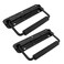 Sscon 5 x 1 Spring Loaded Pull Handles Black Heavy Duty Tool Box Handles Trunk Surface Mounted Pull Handles with 15mm Thickness PVC Grip 2 Packs