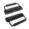 Sscon 5 x 1 Spring Loaded Pull Handles Black Heavy Duty Tool Box Handles Trunk Surface Mounted Pull Handles with 15mm Thickness PVC Grip 2 Packs