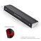 sunlithor Edge Finger Pulls for Cabinets Peel and Stick on Kitchen Drawer Pull Hidden Invisible Flat Self Adhesive No Drill Handle Pack of 5 Black 6 inch Overall Length Easy Installation
