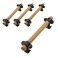 T Tulead 4PCS Wood Cabinet Handles Pulls Adjustable Hole Drawer Handles Max Hole Center 5Inch